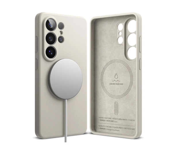 Ringke Silicone Magnetic Magsafe Galaxy S26 Ultra Stone - 1500215 - zdjęcie 2